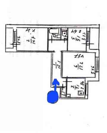 3к.кв.(Р.К.), вул. Шептицького 3, метро ЛІВОБЕРЕЖНА пішки 15 хв.! Київ