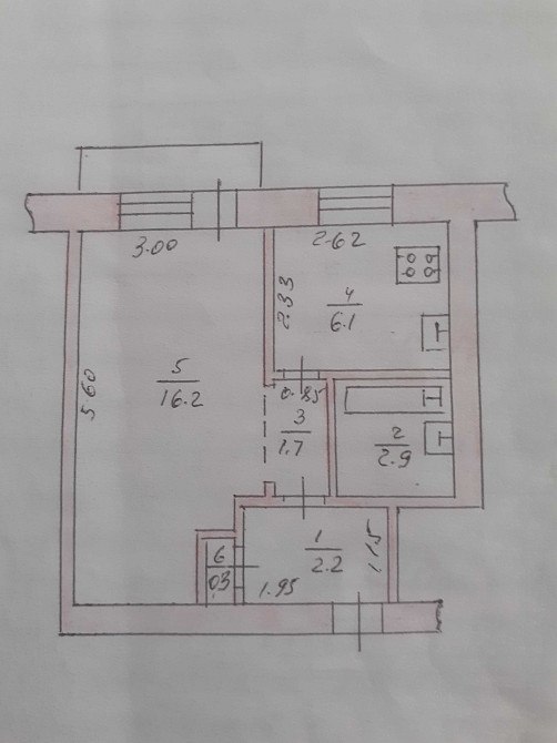 Продам 1-кімнатну квартиру Нововолинськ - зображення 8