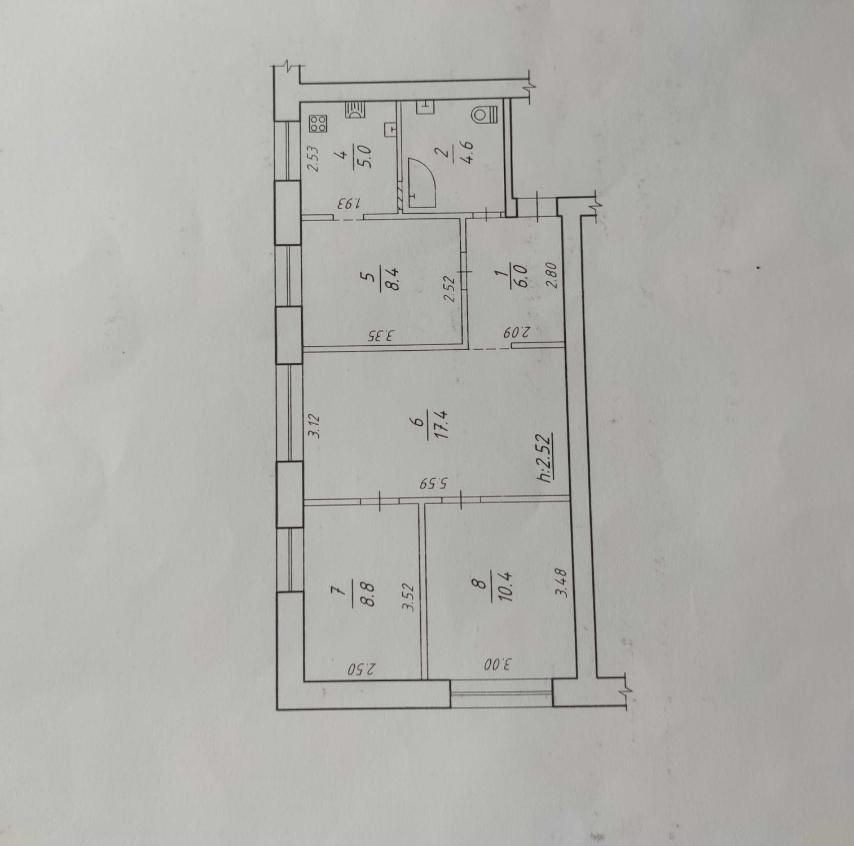 Продаж 4 кімнатної на Лихвинської стінки (Гамалія) Сумы - изображение 2