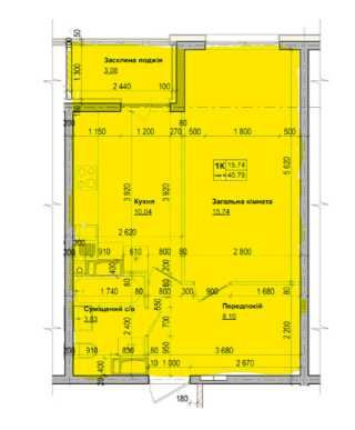 Найкраща ціна Продаж Квартира 41м в ЖК Атлант на Озерній Метро Теремки Київ - зображення 6
