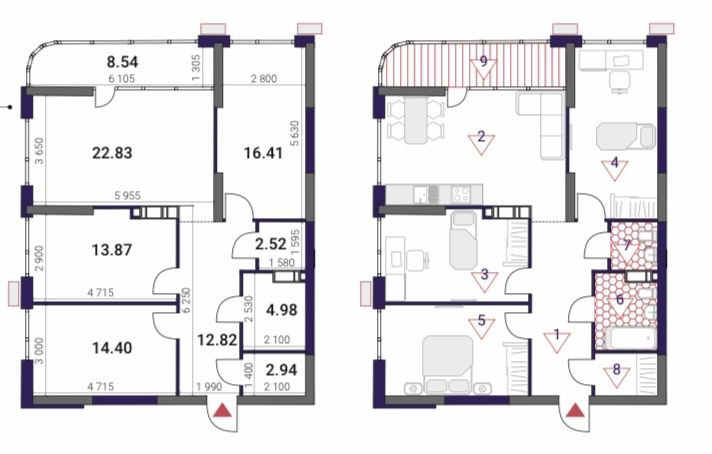Найнижча ціна! 3-к квартира 3R1 Great ЖК Грейт Осокорки Киев - изображение 3