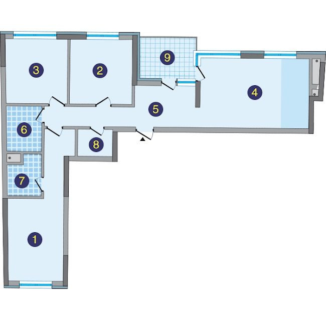 Видова квартира по вул. Осокорська, 2а, ЖК «Зарічний» Киев - изображение 2