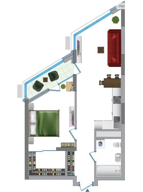 Продам видову 2 кімнатну квартиру в ЖК Зарічний IO Київ - зображення 7