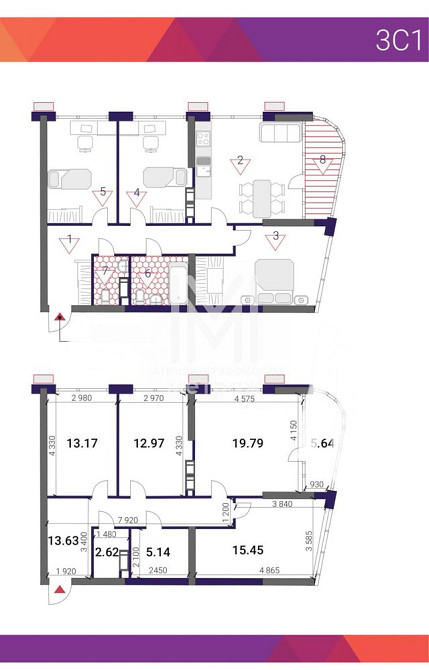 Неймовірна квартира! Видова! Дніпро 3С1 90м2 ЖК Great/Грейт Осокорки Київ - зображення 2