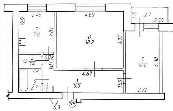 Продам 2к квартиру покращеного планування в будинку 1990рр. Ивано-Франковск