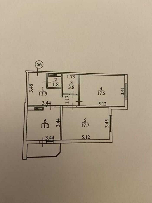 Моторний пров., 11 , 2К, 65 кв.м. Киев - изображение 6