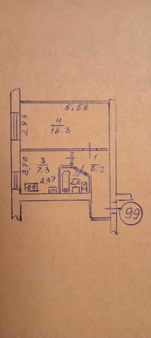 Продається однокімнатна квартира Київ - зображення 1