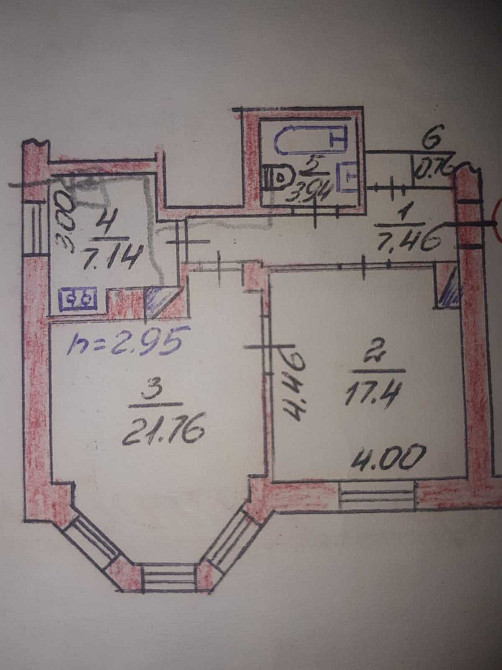 продається 2 кімнатна  квартира  - photo 2
