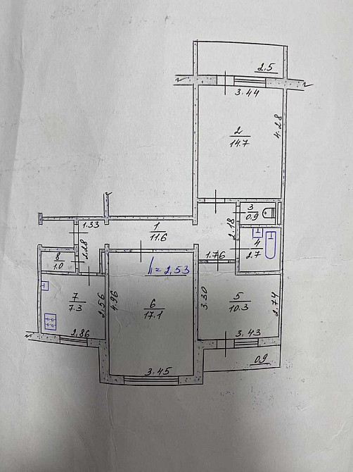 Найдешевша 3к квартира для себе! На виставці 69м2 за 39800$! Шок ціна! Хмельницький - зображення 7