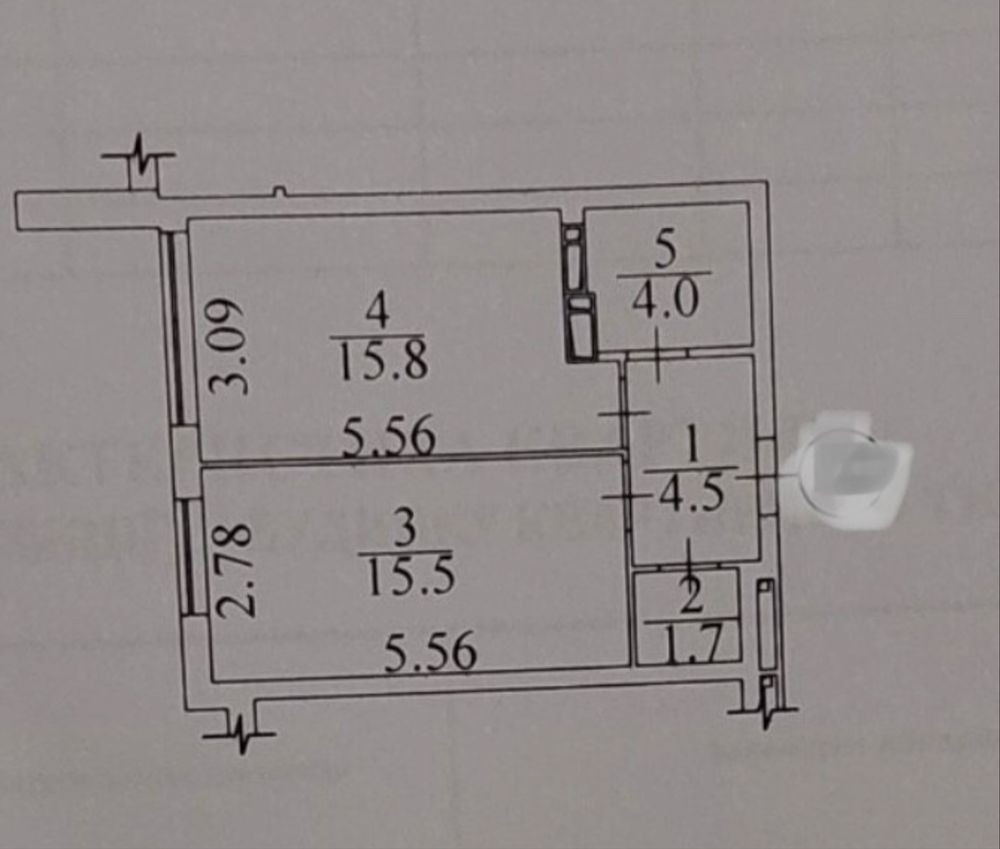Терміново! Велика 1-кімнатна квартира! Центральний парк! Ірпінь - зображення 2