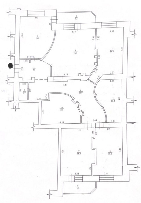 Ексклюзивна 4-кімнатна квартира з гарним розташуванням ! Полтава - зображення 4