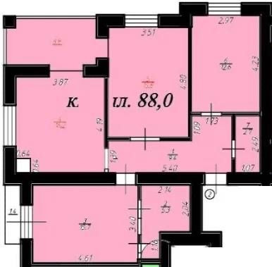 Продається розкішна 3-кімнатна квартира в центрі Івано-Франківська! Ивано-Франковск - изображение 8