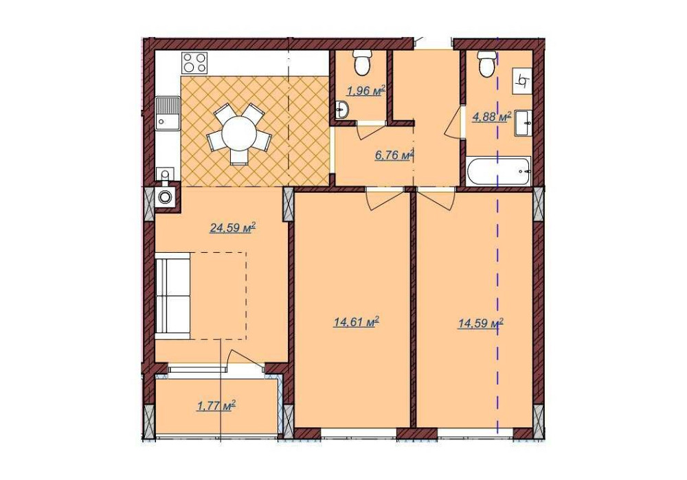 Без комісії! Продаж 2-к квартири Вулецька, 2/Зелена. Розтермін. Львів - зображення 2