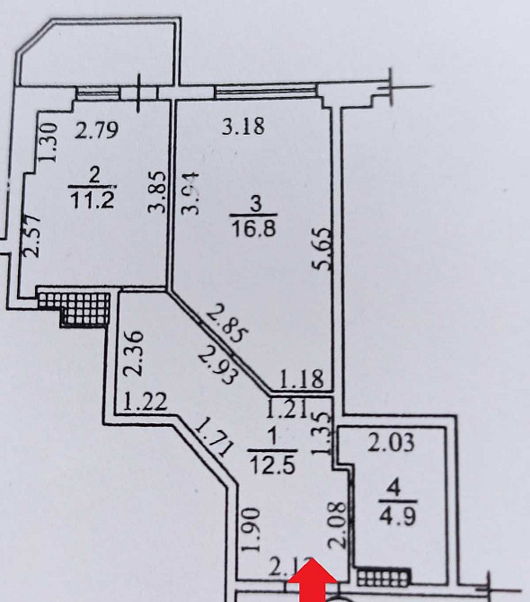1 комнатная, охрана, новострой, 4 ст.Б.Фонтана, средний этаж Одесса - изображение 4