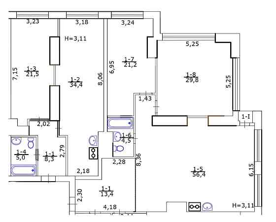 217м2 2300м2! 12й поверх БФК Metropole вул Предславинська Печерськ Київ