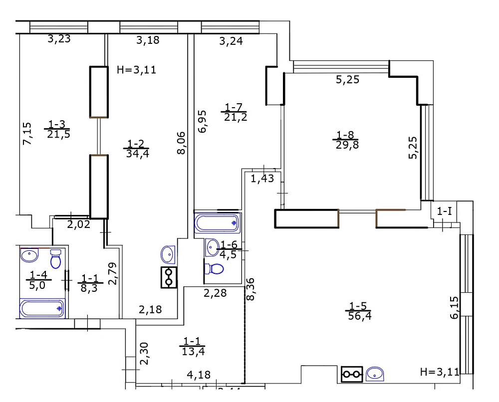 217м2 2300м2! 12й поверх БФК Metropole вул Предславинська Печерськ Київ - зображення 2