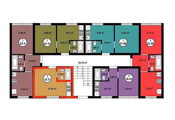 СОФИЕВСКАЯ БОРШАГОВКА!Продажа квартиры15.21м2 от Застройщика!ЖК"Оазис" Софиевская Борщаговка