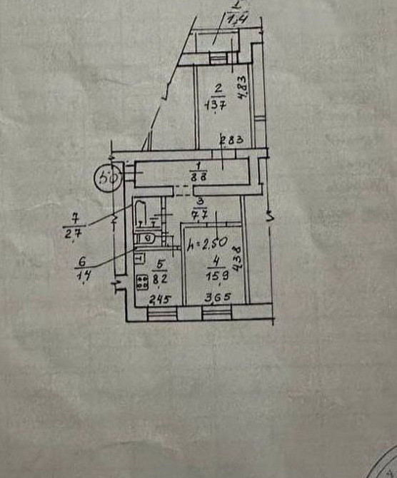 Продам 2х комнатную квартиру в районе Автовокзала Дніпро - зображення 3