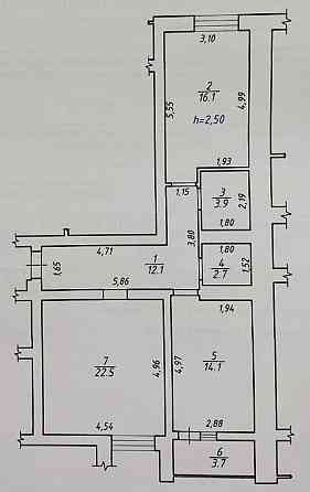 2к ЖК Шенген Залізнична 9Б, 75 кв.м., 2 поверх під єОселю 2024 без % Львів
