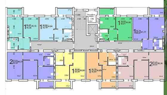 13500$! ЖК Птичка Продам 1 ком квартиру пл 41.5м2, этаж 5й!Отопление!A Харків