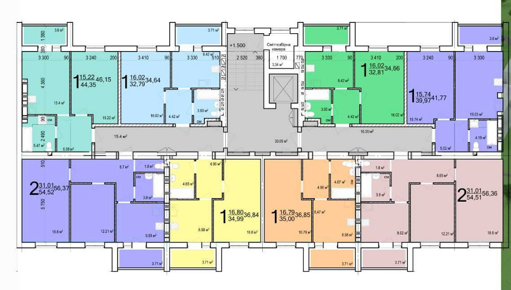 13500$! ЖК Птичка Продам 1 ком квартиру пл 41.5м2, этаж 5й!Отопление!A Харків - зображення 2