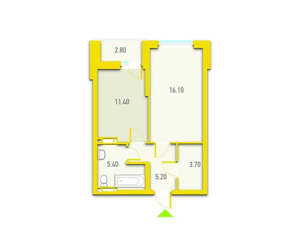 Продам 1к кв ЖК Кирилівський Гай 43,2 м2 Шевченківський р-н Лукьянівка Київ - зображення 1