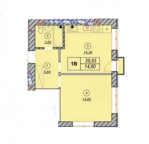 Квартира 39м2 з Наповненням в ЖК Молодість Ірпінь - зображення 5