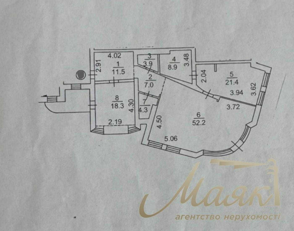 2к 130м2 Кудрявский спуск, Львовская площадь, Золотые Ворота, Центр Київ - зображення 8