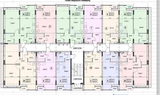 Двокімнатна квартира на пешому поверсі в новобудові. Дешево. Київ