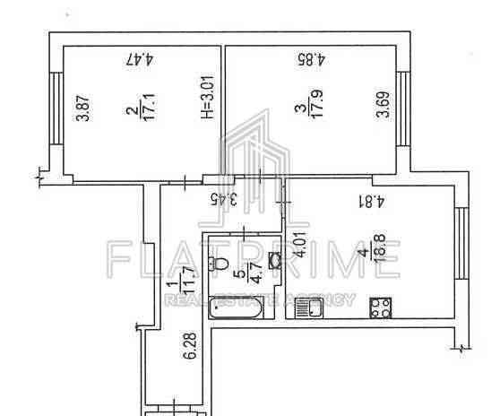 Продаж двокімнатна квартира, Клубний будинок бізнес-класу на Печерську Київ