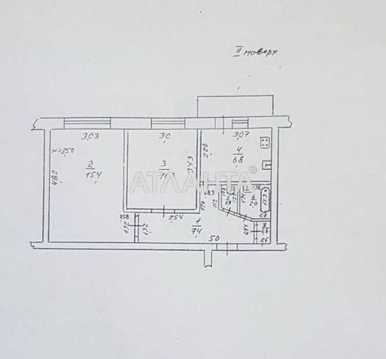 2 комн СТАНДАРТНАЯ -45 метров. 2/9 эт. Центр.  Селекционный институт. Одеса - зображення 2
