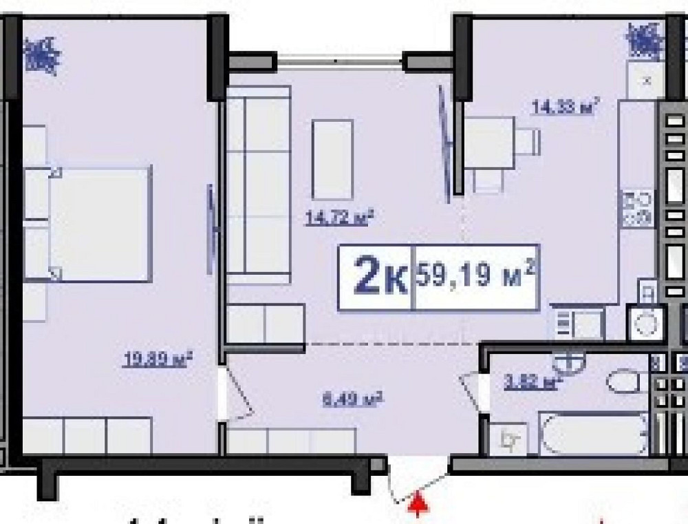 Продаж ДВОкімнатної квартири в новобудові Ивано-Франковск - изображение 7