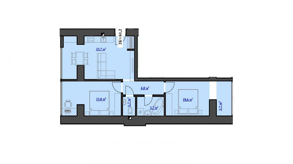ДВОкімнатна квартира за доступною ціною Ивано-Франковск - изображение 2
