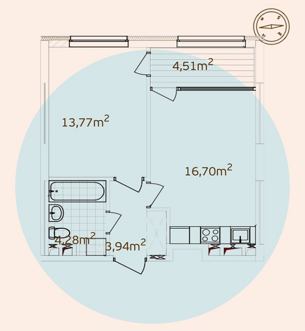1к Варшавський плюс - ВЛАСНИК, без комісії, з документами Київ - зображення 2