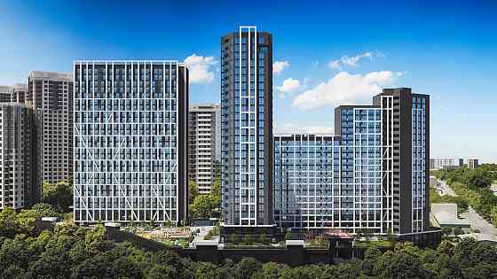 ЖК Nordica Residence. Простора 1-к квартира 57.77 м² / 22 поверх Київ