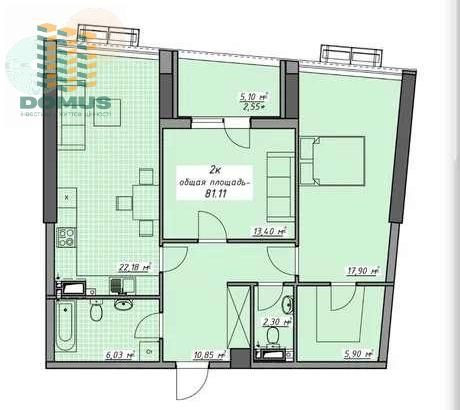 Аркадия 2-х комн 81м2 ЖК АТМОСФЕРА Аркадия! Курортный переулок Одесса - изображение 3