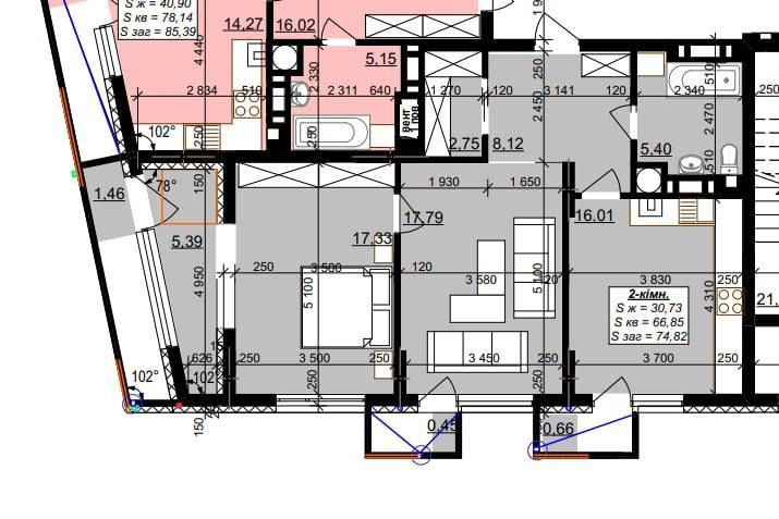 Унікальна  2кім. квартира з 3-ма балконами та нереальним  краєвидом! Ивано-Франковск - изображение 5