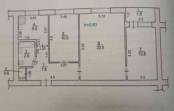 3 ком на Королёва за 38 тысяч Одеса