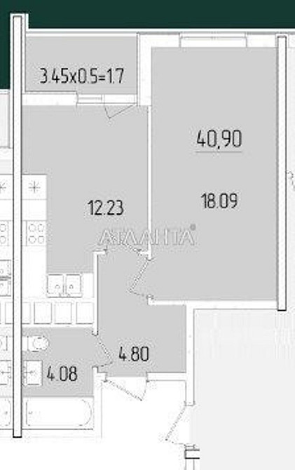 Дом сдан ! Однокомнатная квартира в ЖК «61 Жемчужина» на Краснова. Одесса - изображение 3