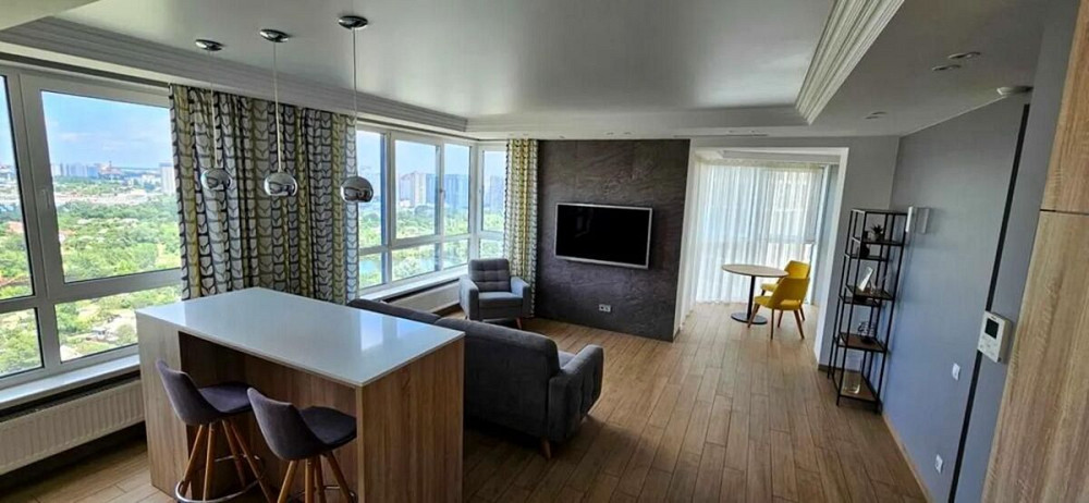 Краща 3 К Квартира видова ЖК Зарічний метро Славутич з ремонтом Киев - изображение 3