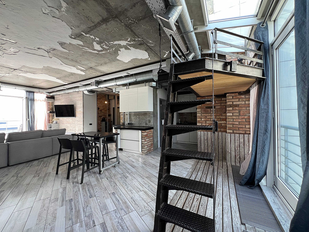 Аренда 3к квартиры в стиле Loft, Центр, новострой, Дуэт Дніпро - зображення 2