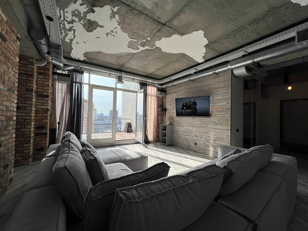 Аренда 3к квартиры в стиле Loft, Центр, новострой, Дуэт Дніпро - зображення 5