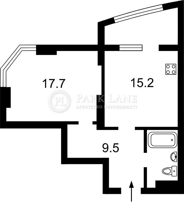 New 1к 50м2 Святошинський Академмістечко Ушакова ЖК Адмірал Киев - изображение 7