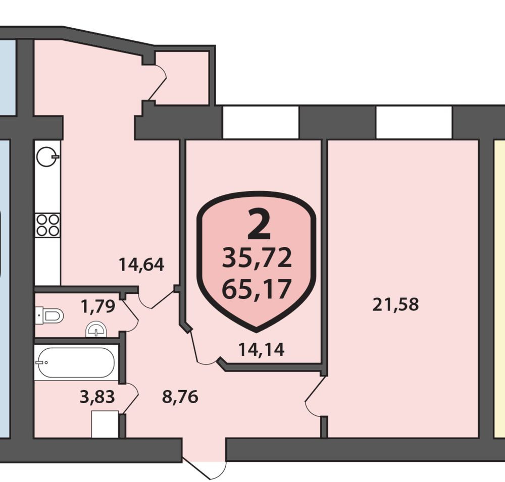 Продаж 2 кімнатної квартири Хмельницкий - изображение 2