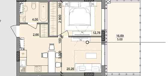 Продам квартиру с террасой на Сахарова. Рассрочка. Без комиссии Одесса