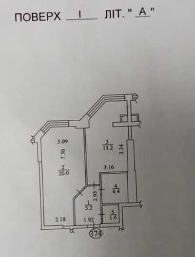 Продам 1квартиру 46.4м2! с.Святопетрівське! Без % Святопетрівське (Києво-Свят.р-н) - зображення 2