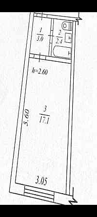 Продам 1к, 23м, 2/9, Днепр, Победа 6, Фантазия, Срочно, 16500торг Дніпро