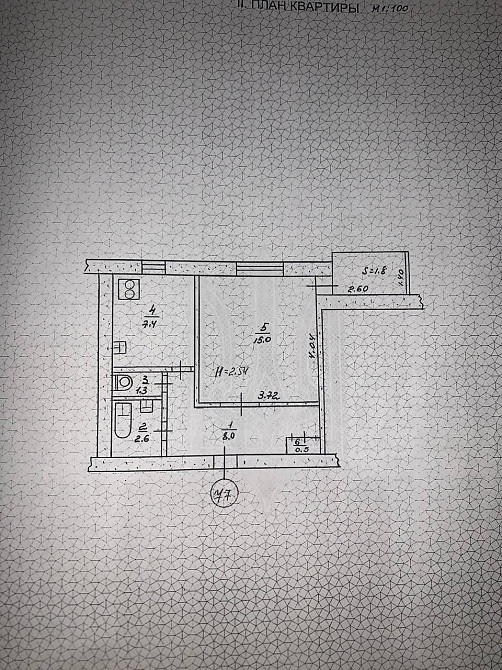 Продається однокімнатна квартира площею 36,6 кв.м
Вулиця Авангардна (  - изображение 1