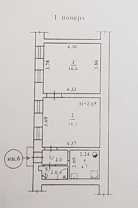 Двухкомнатная квартира, ул. Новосельского Одесса - изображение 4