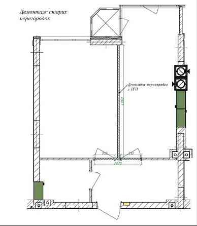 1 Кімнатна квартира в новобудові 40м2 Київ